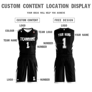 Basketball Uniform Set Custom Team Name Breathable Spandex/Polyester Front Logo High Quality and Comfortable Uniforms - Product Image 3