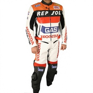 ชุดแข่งรถ Repsol Zonda MotoCP หนังวัว/หนังจิงโจ้ 1 ชิ้น สำหรับขับขี่มอเตอร์ไซค์/จั๊มสูท MotoCp/ชุดสำหรับนักขี่มอเตอร์ไซค์ระดับมืออาชีพ - Product Image 1