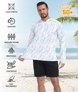 เสื้อฮู้ดดี้สำหรับตกปลาผู้ชาย ออกแบบมาเพื่อการใช้งานกลางแจ้ง ระบายความชื้นได้ดี ป้องกันแสงแดด UPF 50+ ผลิตจากโพลีเอสเตอร์ 100% - Product Image 5