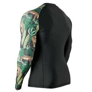 Activewear Rash Guard Compression Shirt Custom Sublimation <b>Short</b> Sleeve Quick Dry Fitness Workout Training Sportswear - Product Image 4