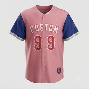 Custom Sublimated Baseball Jersey Personalized Team Shirt Wholesale Sportswear <b>Athletic</b> Wear Full Print Uniform Top Manufacturer - Product Image 2