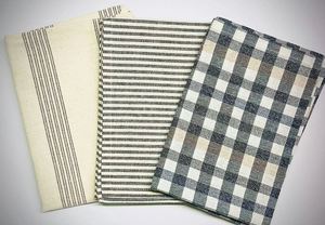 Paño de Cocina de Algodón a Rayas Teñidas con Hilo, Paño de Cocina Reutilizable - Product Image 2