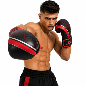 Wholesale MMA Gloves Custom Logo Professional Boxing Training Durable PU Leather for <b>Wrist</b> Closure - Product Image 3