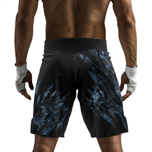 Nuevos shorts MMA personalizados en blanco para grappling y entrenamiento de Jiu Jitsu, camiseta MMA al por mayor, MOQ bajo, shorts de kickboxing MMA Bjj No Gi - Product Image 4