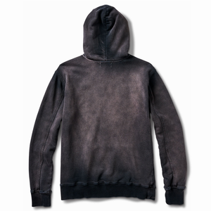 Wholesale High Quality Custom Logo Printing Acid Wash Pullover Hoodie Plain Dyed Winter 100% Cotton <b>Sun</b> Faded Vintage Men - Product Image 2