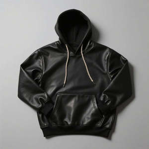 Sweat-shirt à capuche unisexe avec logo personnalisé, fermeture éclair intégrale, coupe ample, style streetwear, veste à capuche décontractée, vêtements de mode - Product Image 1