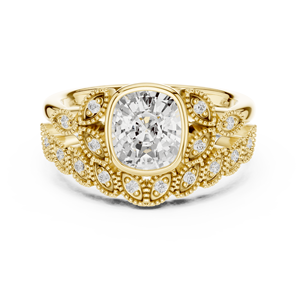 Luxe Line Jewels 10K Anillo unisex de acero inoxidable abierto Ajustable Anillo de diamantes de moda a precio de fábrica - Product Image 3