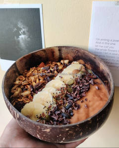 Humran Export Vente en gros de bols de noix de coco faits à la main, cadeaux d'affaires naturels polis pour servir des aliments sur la table à manger avec style - Product Image 5