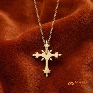 Gold Plated Moissanite Cross Pendant Charm Iced Out Hip Hop Necklace 925 Sterling Silver Micro Insert Luxury Jewelry <b>Gift</b> - Product Image 5