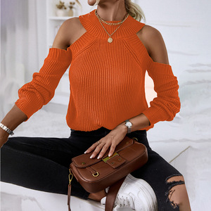 Sweat-shirt d'hiver élégant pour femme, pull ample à manches longues, haut décontracté doux et confortable pour un look stylé au quotidien - Product Image 3
