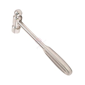 Cloward Mallet <b>Ball</b> & Pean Shaped Head Hammer, German Stainless Steel, 655g & 300g, Durable Precision Tool for Professionals - Product Image 5