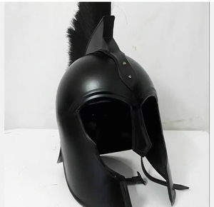 Casque de Chevalier Médiéval en Métal Poli Fait Main CH, Modèle Troie, Achille, Spartan, Décoration d'Intérieur, Pièce de Présentation, Cadeau pour Pâques et Noël - Product Image 1