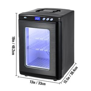 Incubatrice per Uova di Rettili Nera da 25L, 5-42 Gradi Celsius, Riscaldamento Scientifico, Display LED, Materiale PC - Product Image 4