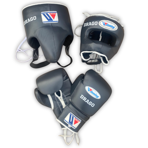 Custom Winning Training & Sparring Cowhide Leather Boxing Set <b>Gloves</b> Headgear & Groin Guard Martial Arts Training OEM Wholesale - Product Image 2