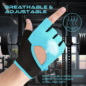 Guantes de CrossFit con Absorción de Impactos para Saltos de Boxeo y Acolchado Adicional en la Parte Inferior de la Palma para Protección Contra Impactos Durante Ejercicios - Product Image 5