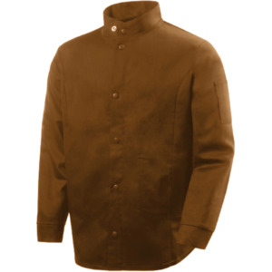 Veste de soudage en tissu de coton perforé FR, certifiée CE, ANSI/EN ISO Classe 1, haute visibilité, résistante à l'abrasion, à la chaleur et aux étincelles - Product Image 6