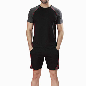 Conjunto de Verano de Dos Piezas para Hombre, Estilo Urbano, Camiseta de Manga Corta y Pantalones Cortos de Talla Grande, Traje de Pantalón para Hombre - Product Image 6