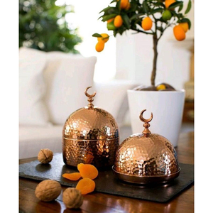 Vente en gros : Plateau de service en métal pour dattes, bol de service pour noix, organisateur de fruits secs, vaisselle pour la maison et le Ramadan, bols porte-dattes - Product Image 6