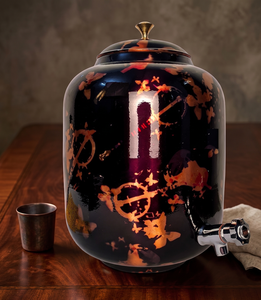 Premium Handmade Copper Cold Water <b>Dispenser</b> Elegant Desktop Design with Hammered Finish Outdoor Use for Household Hotels Cars - Product Image 2