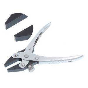 Parallel <b>Flat</b> Nose Plier Smooth Jaws Adjustable Side <b>Screw</b> High Carbon Steel Industrial Grade 160mm Metric OEM Jewelry Making - Product Image 1