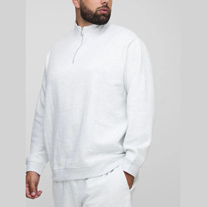 Sweat-shirt pour homme de couleur blanche unie, tendance, décontracté, dernières créations, tailles adultes, respirant, prix de gros, sur mesure. - Product Image 5