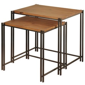 Luxury Modern Durable Stainless Steel Nesting Coffee <b>Table</b> Set with Designer Textured Finish for Premium Interiors - Product Image 6