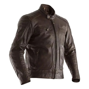 Veste de moto en cuir unisexe personnalisée-2025 nouvelle vente en gros de haute qualité été/hiver utilisation ignifuge et imperméable - Product Image 1