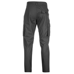 Pantalon cargo marron pour homme, taille mi-haute, coupe droite, avec poches, style workwear, en toile - Product Image 2