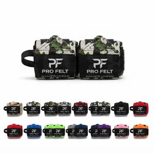 Sangles de maintien élastiques imprimées camouflage personnalisées pour la musculation, l'haltérophilie et le fitness – Attelles de poignet pour l'entraînement - Product Image 1