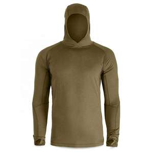 เสื้อฮู้ดสำหรับล่าสัตว์แบบยูนิเซ็กซ์ ป้องกันรังสียูวี ระบายความชื้น ระบายอากาศได้ดี เนื้อผ้าโพลีเอสเตอร์ 100% ผสมผ้าฝ้ายสำหรับฤดูหนาว - Product Image 3