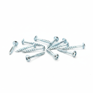 Nickel Plated Pan Head Self-Tapping Wood Screws - Metric Inch <b>Coarse</b> Thread Class 6.8 8.8 - Product Image 4