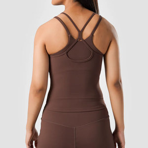 Top Corto Personalizado con Cierre de Cremallera, Sin Mangas, 100% Algodón, Corte Regular, Transpirable, de Secado Rápido, para Gimnasio y Entrenamiento, Camiseta sin Mangas para Mujer - Product Image 6