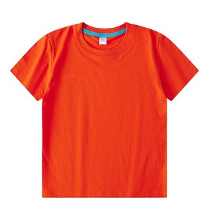 เสื้อยืดเด็ก CVC สีสันสดใส OEM CN BD แขนสั้น ชุดยูนิฟอร์มกลุ่ม รับผลิตตามแบบ OEM พร้อมสกรีนโลโก้ ชุดยูนิฟอร์มทีมโรงเรียน ขายส่ง เสื้อยืดเด็ก - Product Image 4