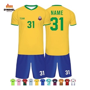 ชุดเสื้อฟุตบอลฤดูร้อน DYNAMEL WEARS แบบสั่งทำพิเศษ ไซส์พลัส สำหรับผู้ชาย คอวี แขนสั้น ระบายเหงื่อได้ดี - Product Image 2