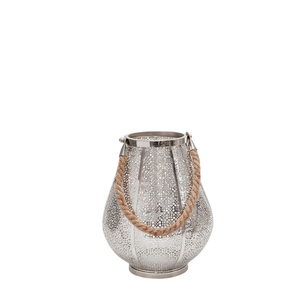 Elegante farol colgante marroquí de latón con acabado dorado y portavelas para decoración del hogar, bodas y eventos a un precio razonable. - Product Image 1