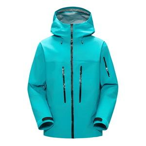 Chaqueta impermeable con capucha para hombre, cortavientos, para exteriores, ligera, para senderismo, camping, transpirable, con cierre de cremallera. - Product Image 4