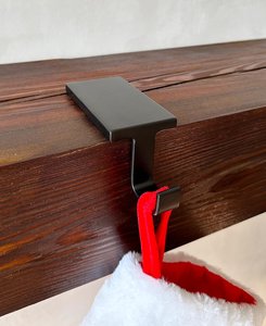 Strong Metal Christmas Stocking Holder <b>Clip</b> Mantel <b>Hook</b> Festive Home Decor feltsocks - Product Image 1
