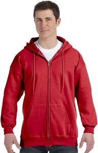Sudadera con capucha de invierno para hombre con logotipo personalizado, de manga larga, con cremallera completa, forro polar grueso, conjunto de 2 piezas, informal, con cordón, MOQ bajo - Product Image 3