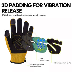 Reliable Work <b>Gloves</b> With Strong Palm Grip And Flexible Fit For Repair And Maintenance Mechanic <b>Gloves</b> - Product Image 3
