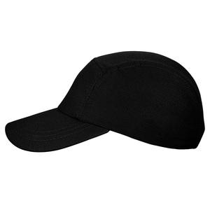 Black Baseball <b>Cap</b> with 3D Embroidered Logo OEM ODM Black Sports <b>Cap</b> Breathable <b>Quick</b> <b>Dry</b> Outdoor Running Hat - Product Image 3