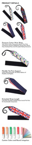 Custom Cotton Strength <b>Wraps</b> OEM Personalized Gym Wrist <b>Wraps</b> with Logo for Fitness Brands - Product Image 6