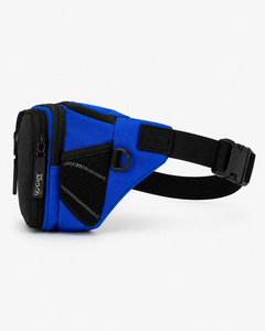 Sac banane unisexe bleu en nylon, léger, durable, résistant à l'eau, avec fermeture éclair et sangle réglable – Idéal pour le sport et les activités de plein air – Nouvelle collection très demandée - Product Image 2