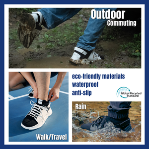 Zapatos de plataforma resistentes a la abrasión transpirables informales con amortiguación gruesa para todas las estaciones Unisex Rk19 CCILU - Product Image 3