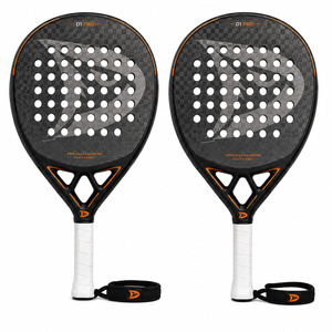 Juego de Raquetas de Pádel Profesionales de Fibra de Carbono 3K, Logotipo Personalizado, Forma de Lágrima, Núcleo de EVA, Raquetas de Tenis de Pádel para Torneo - Product Image 2