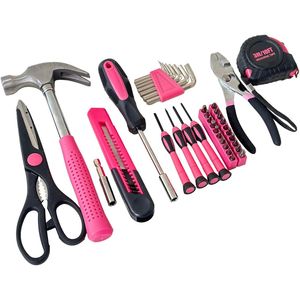 Set di 39 Attrezzi Essenziali per Riparazioni Domestiche, per Studenti Universitari e Uso Domestico, Include Cassetta degli Attrezzi in Plastica - Product Image 2