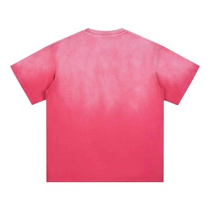 เสื้อยืดแขนสั้นผ้าฝ้าย 100% ขายส่ง ปรับแต่งโลโก้ได้ พิมพ์ลายเสื้อยืดทรงโอเวอร์ไซส์ เสื้อยืดผู้ชายแบบฟอกสี - Product Image 2