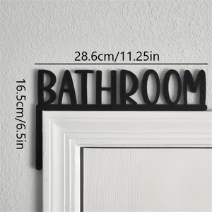 CIFbuy Targa Personalizzata in Alluminio per Porta del Bagno, Elegante Decorazione per la Casa e Regalo di Inaugurazione, con Servizio di Ritiro Temu su TikTok - Product Image 2