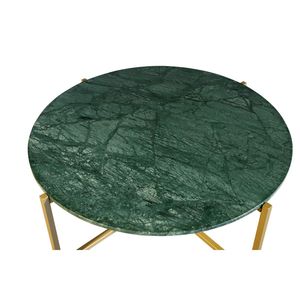 Elegant Sturdy 17\" Green Marble Nesting <b>Table</b> with Golden Metal Frame Luxurious <b>Space</b> <b>Saving</b> Design Coffee <b>Tables</b> - Product Image 5