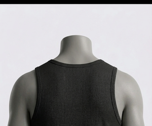 Men's Black <b>Mesh</b> Tank Top Crew Neck Sleeveless Breathable Regular Fit All Seasons Solid Color 100% Polyester Basketball Apparel - Product Image 5