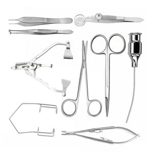 Kit de 9 Piezas de Instrumentos Quirúrgicos Oftálmicos Veterinarios Básicos con Herramientas de Acero Inoxidable de Alta Calidad SurgiRight - Product Image 3